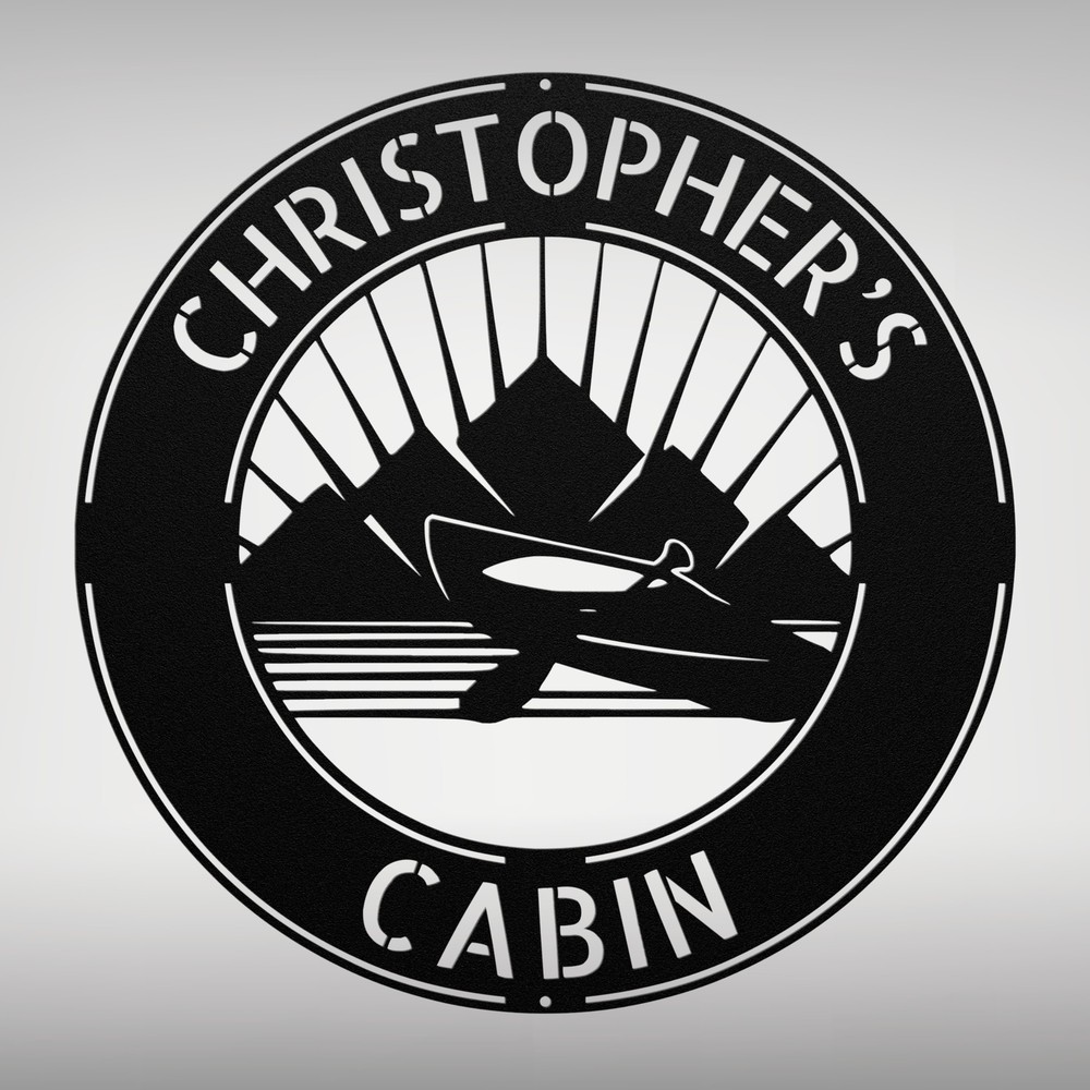 Custom Canoeing Metal Sign Personalized Decor for Canoeing Lovers