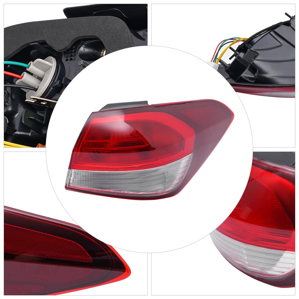 For 2017-2018 Kia Forte Ex S Lx Sedan 4-Door 2L Right Outer Halogen Tail Light