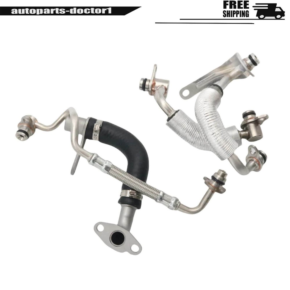 BMW Turbocharger Coolant Line Kit Fits F10 F20 F22 F30 X1 X3 X4 X5 Z4 N20 N26 Engine