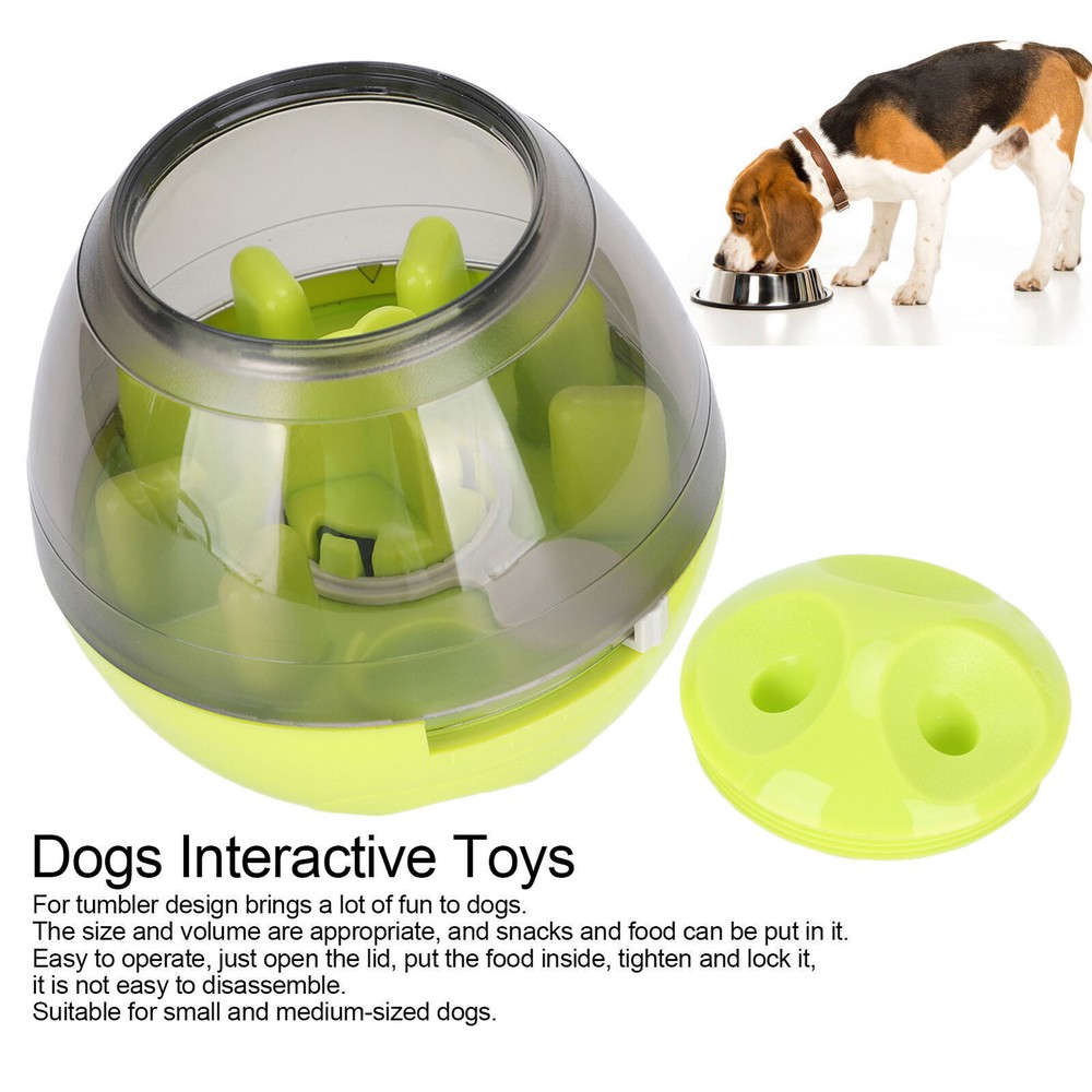 Pets Dogs Leaking Food Dispenser for Tumbler Ball ABS PC Training Interactive