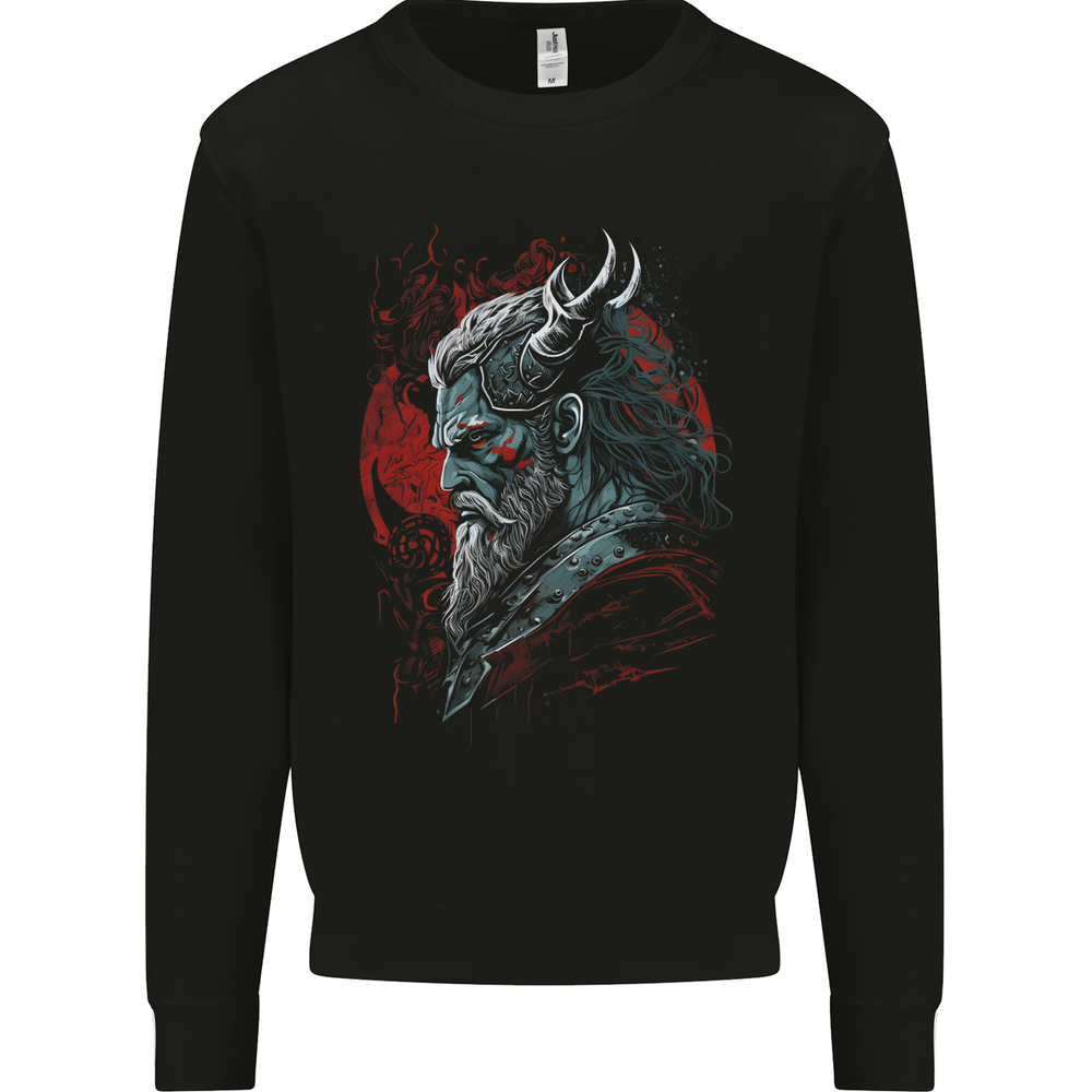 A Fantasy Viking Of War Odin Thor Mens Sweatshirt Jumper