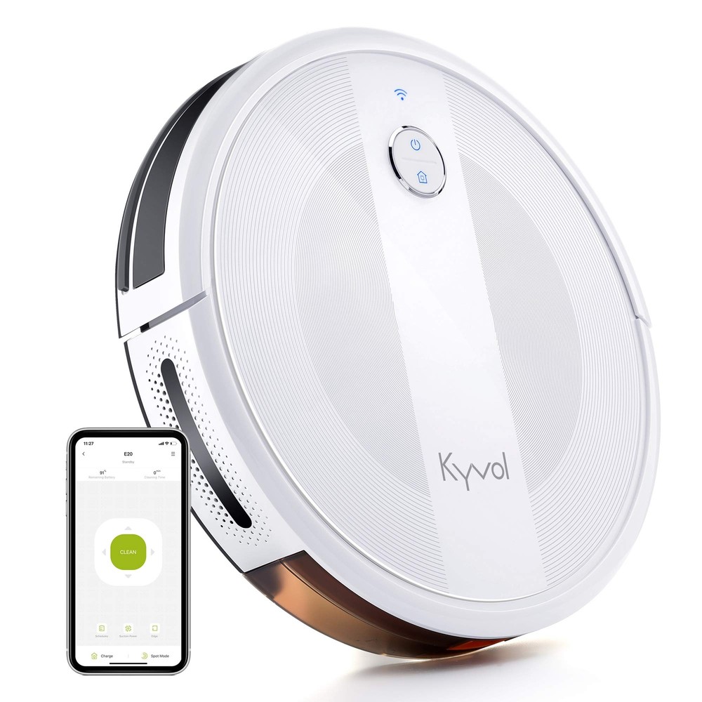 Kyvol E20 Robotic Vacuum Cleaner Automatic Robot Self-charging 2000Pa for Home