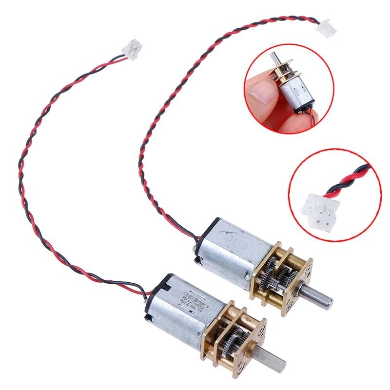 1pc DC 3V-6V N20 Micro Metal Gear Motor 55RPM 5V Gearbox-image