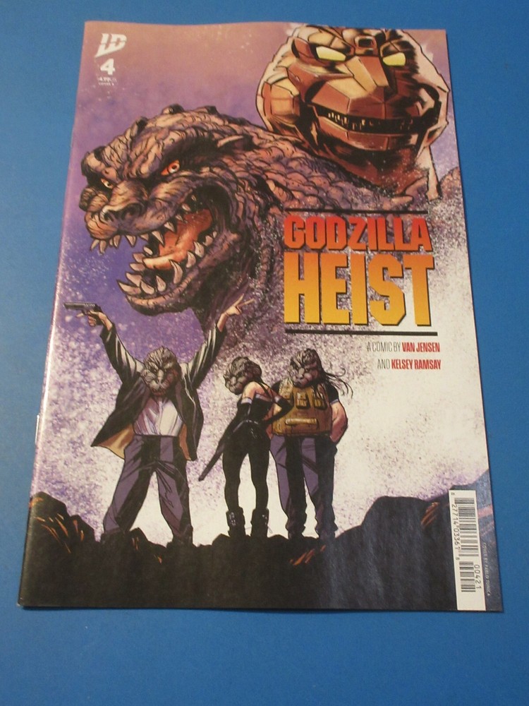 Godzilla Heist 4 Tunica Variant NM Gem Mint Condition Rare Comic