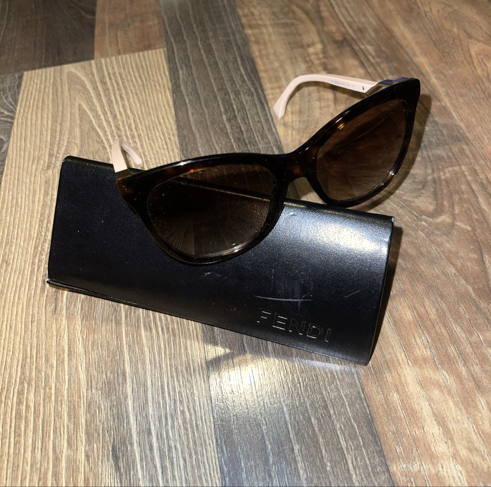 Fendi original FF 0200/S Havana Pink Brown Gradient Lense sunglasses