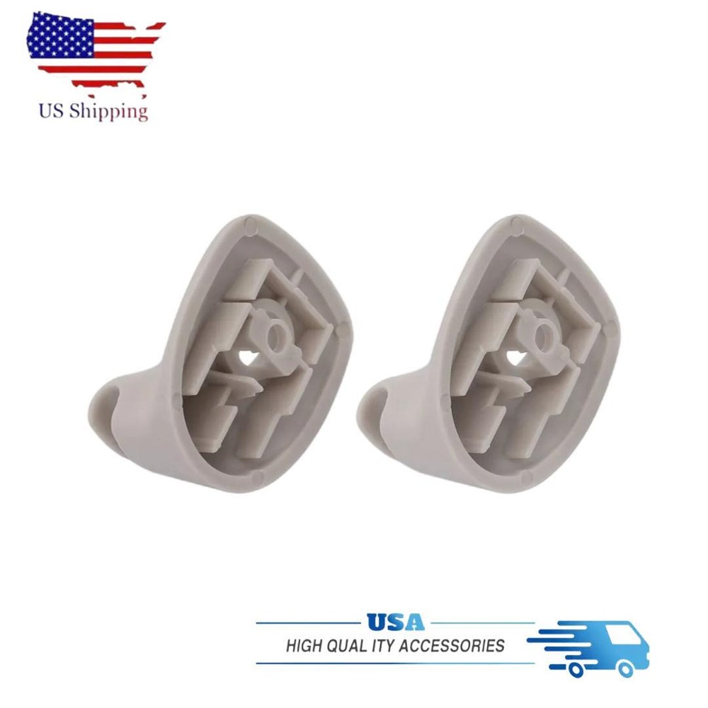 1GW25DW1AA Fit 2008-10 Chrysler Sebring Dodge Avenger Sun Visor Support Clip x2