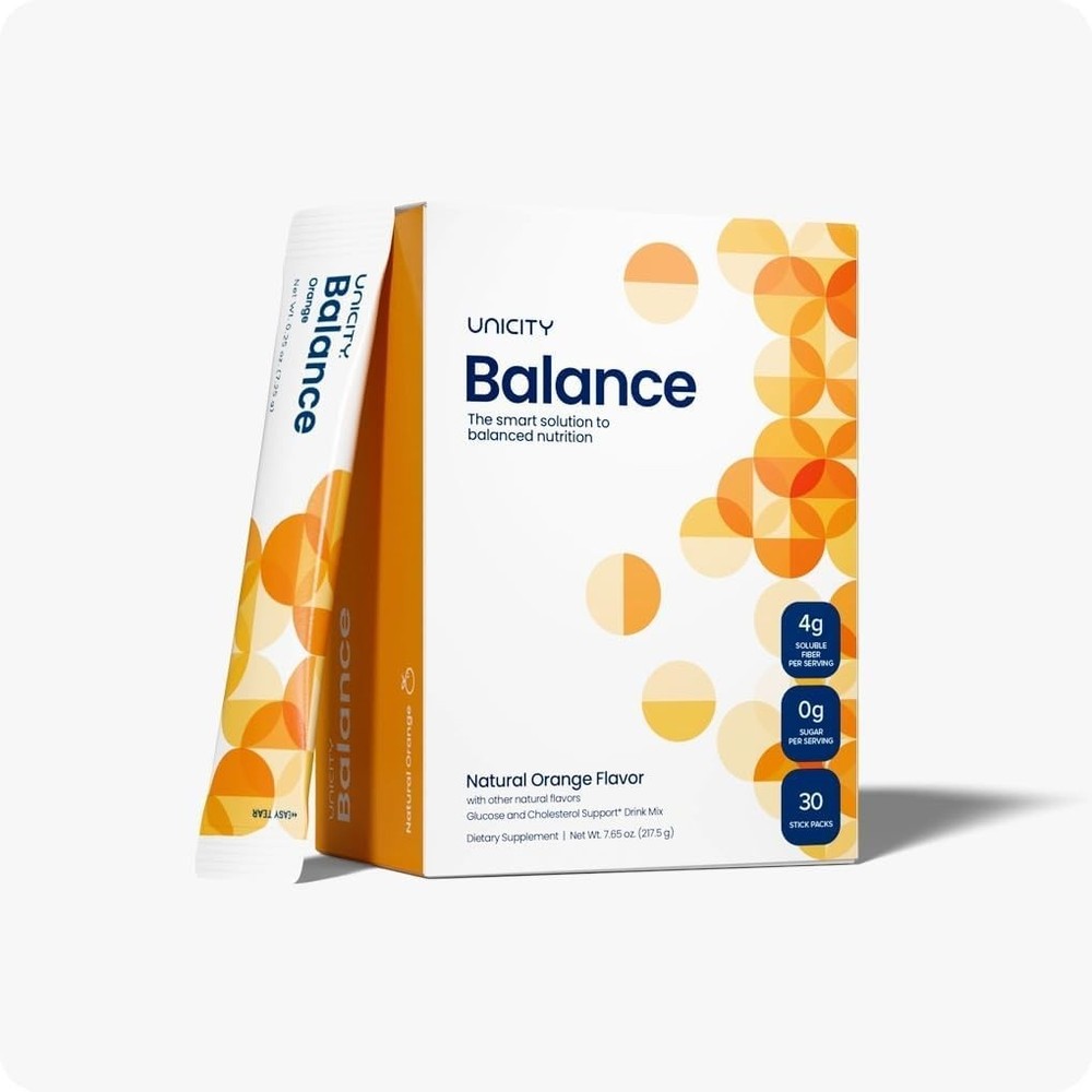 Unicity Balance Natural Orange Flavor Sticks, Dietary Supplement - 30 Packets