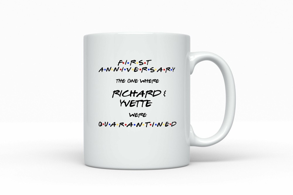 First Anniversary Mug Customized Anniversary Personalized Anniversary The One