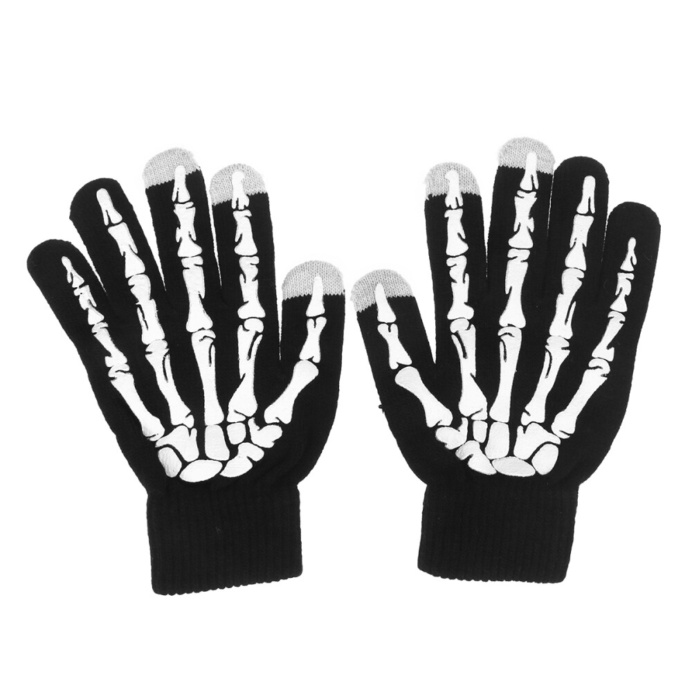 Halloween Scary Gloves Kids Child Mittens Toys Skeleton Costume Accessories