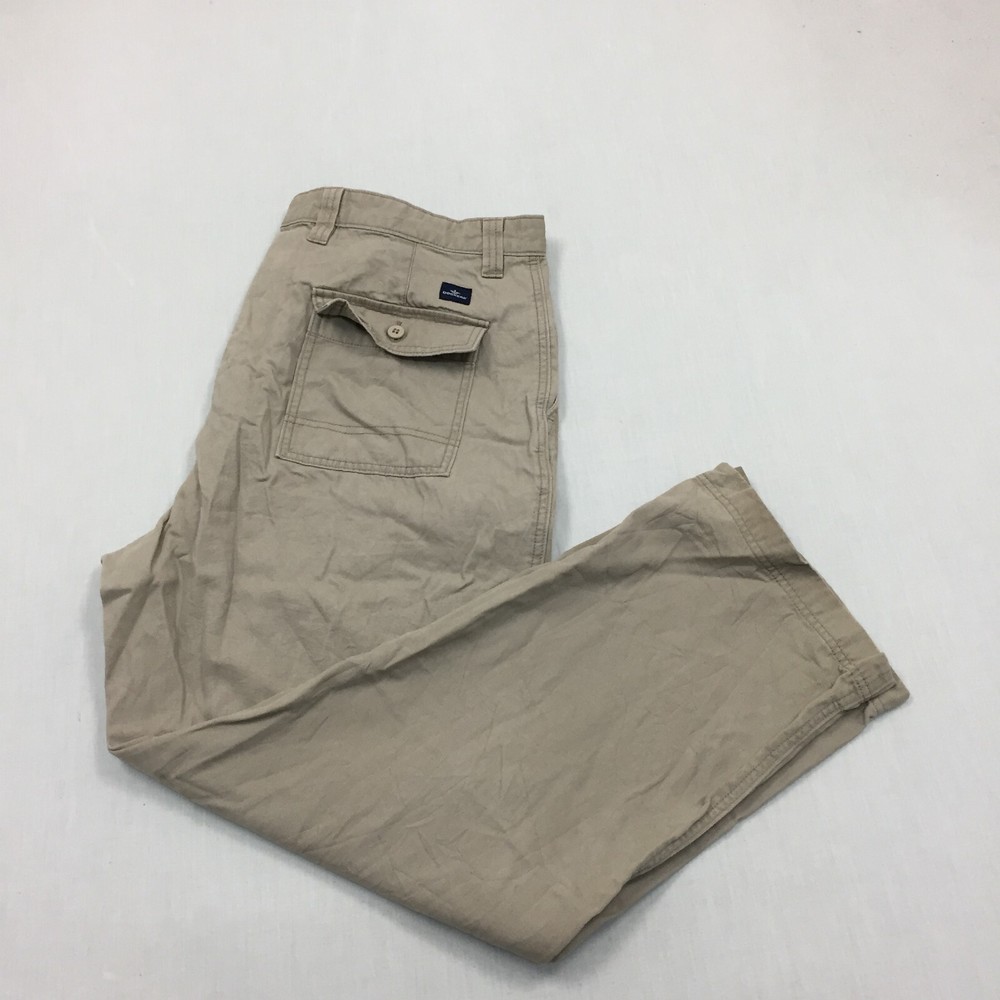 Dockers Chino Trousers Cotton Pants Straight Fit Mens Size 40W 30L Beige
