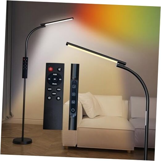 LED Floor Lamp, Bright RGB Floor Lamps for Living Room, Adjustable style-1