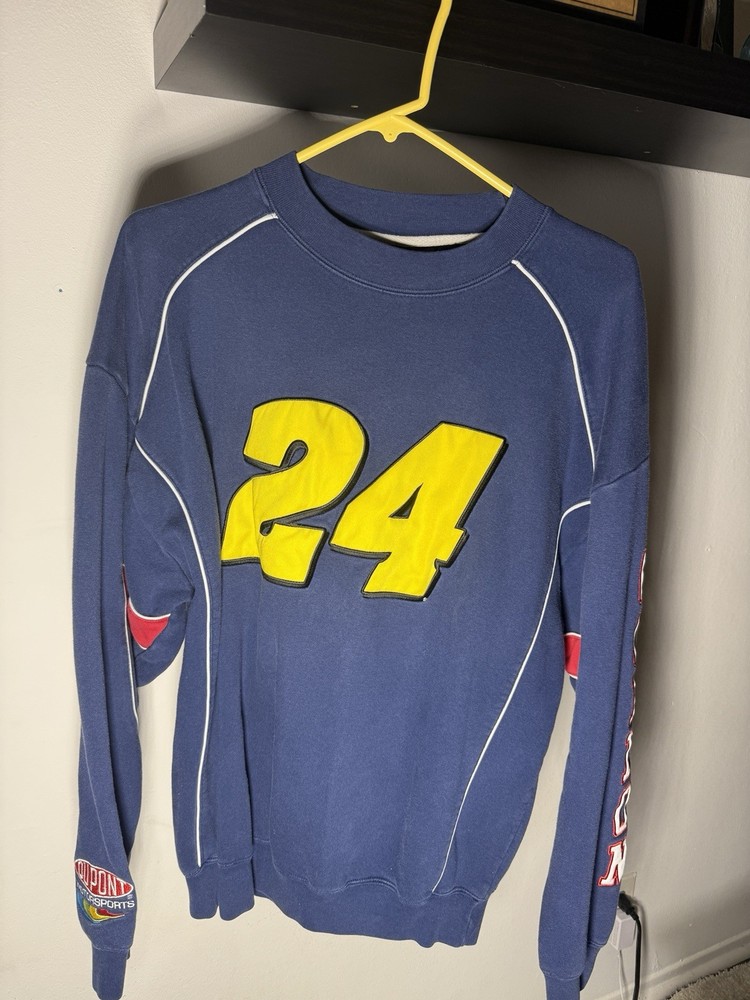 Chase Authentics Size Large Jeff Gordon 24 NASCAR Dupont Racing Crewneck