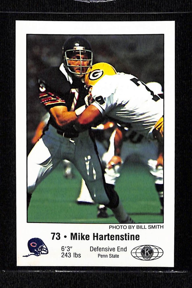 1981 Chicago Bears Police #NNO Mike Hartenstine - NM/MT+ Set Break!