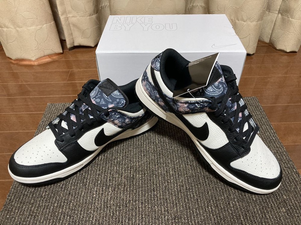 NIKE Men 10.0US Dunk Low Unlocked By You Leather   Bayou Made In Vietnam