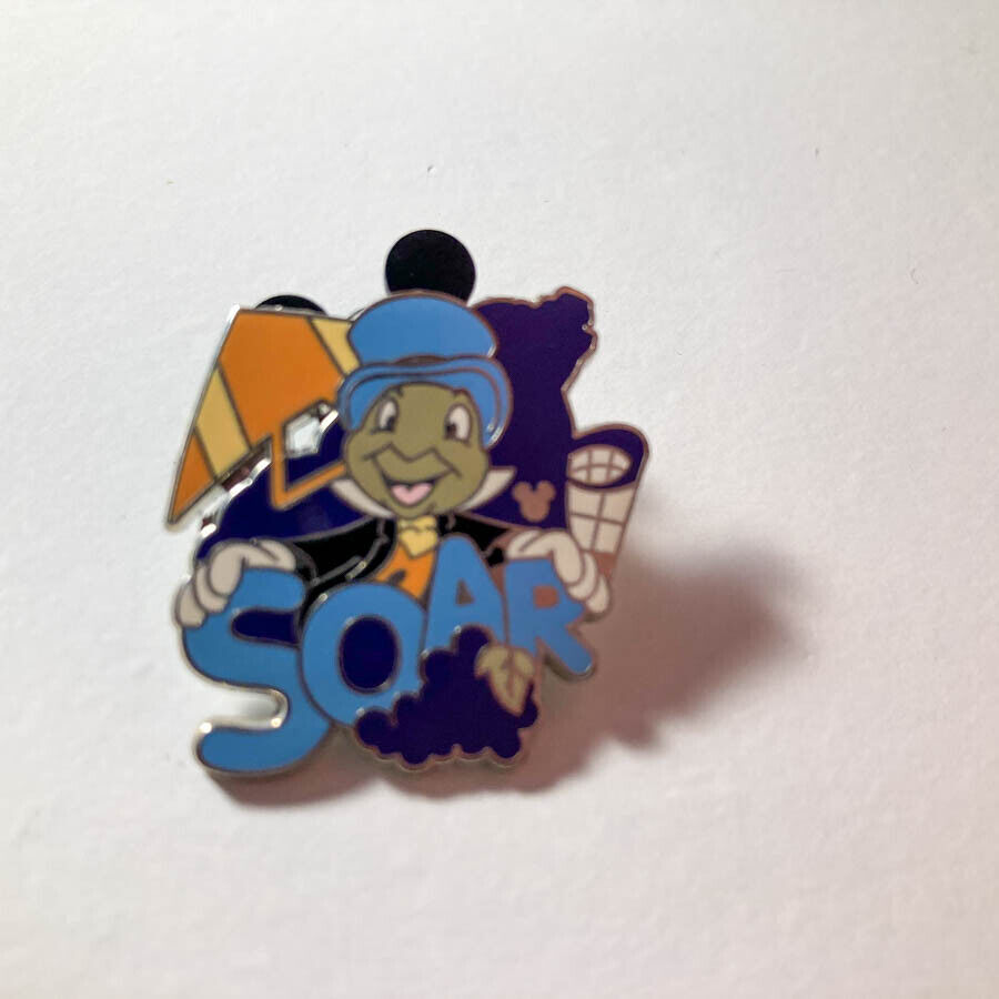 Disney   2007 Hotel Hidden Mickey Dreams  Jiminy Cricket Soar Pin