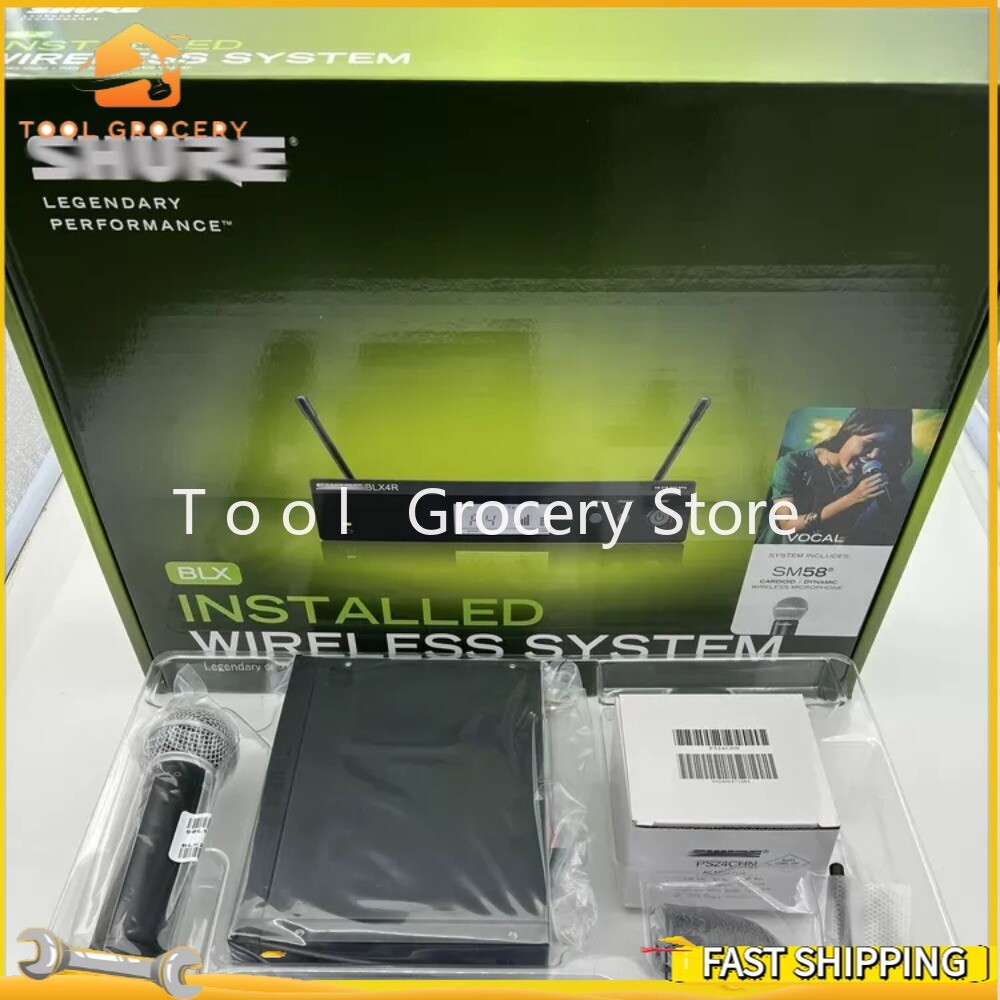 Shure BLX24R Wireless Mic System with SM58 Capsule in Black