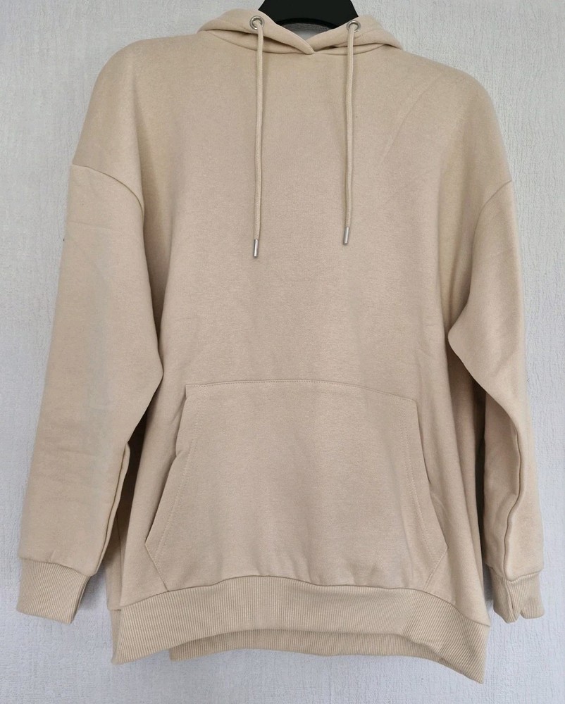 NWT Beige Oversized Hoodie - Size Small Cozy & Stylish