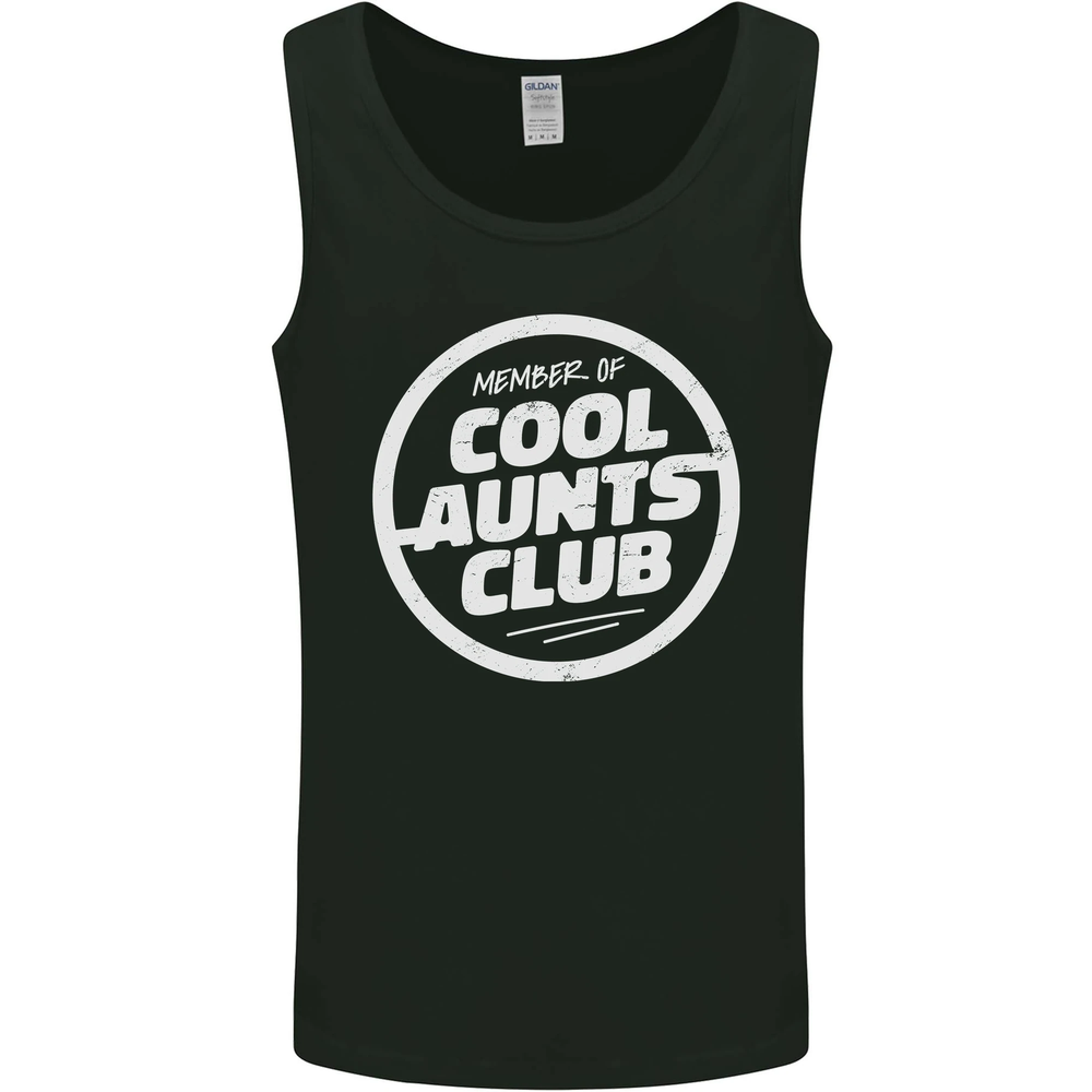 Aunties Day Member of Cool Aunts Club Mens Vest Tank Top-image