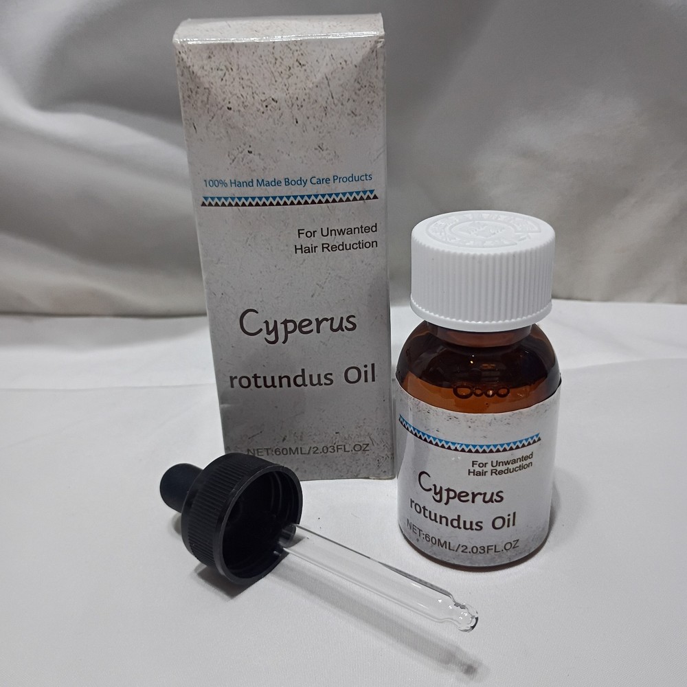 60ml Cyperus Rotundus Oil, 100% Pure Natural Oil Reducing Body Hair Growth NIP