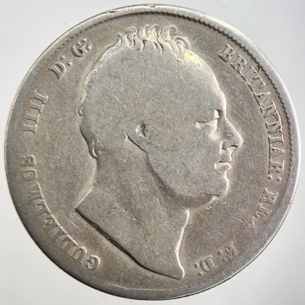 1836 William IV Silver Half Crown Coin | Collectable Grade a7722