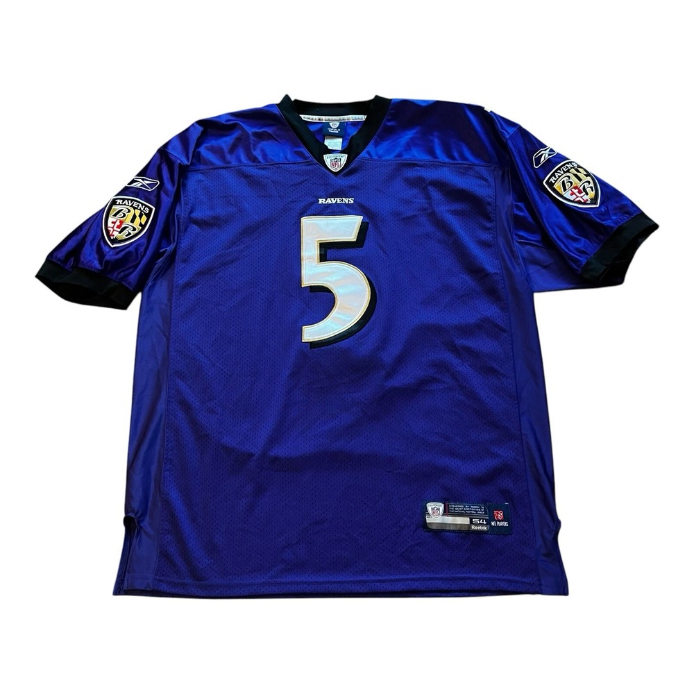 Vintage Baltimore Ravens Reebok Onfield Jersey Size 54 Purple Nfl Joe Flacco