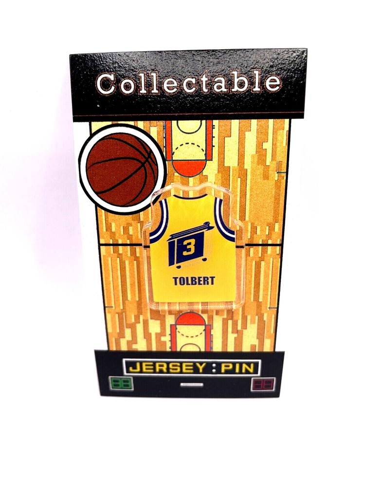 Golden State Warriors Tim Tolbert Vintage Jersey Lapel Pin - Classic Dubs Collectible