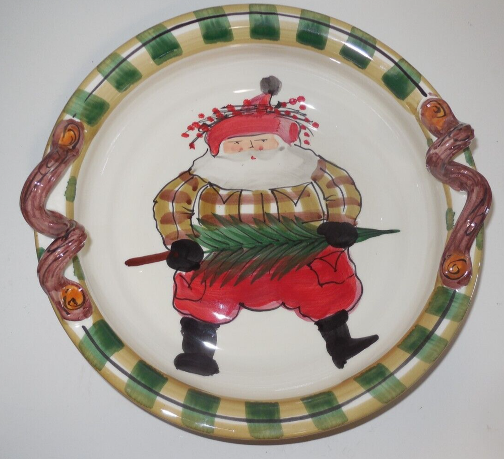 Vietri Old St. Nick Serving Platter - 13.5