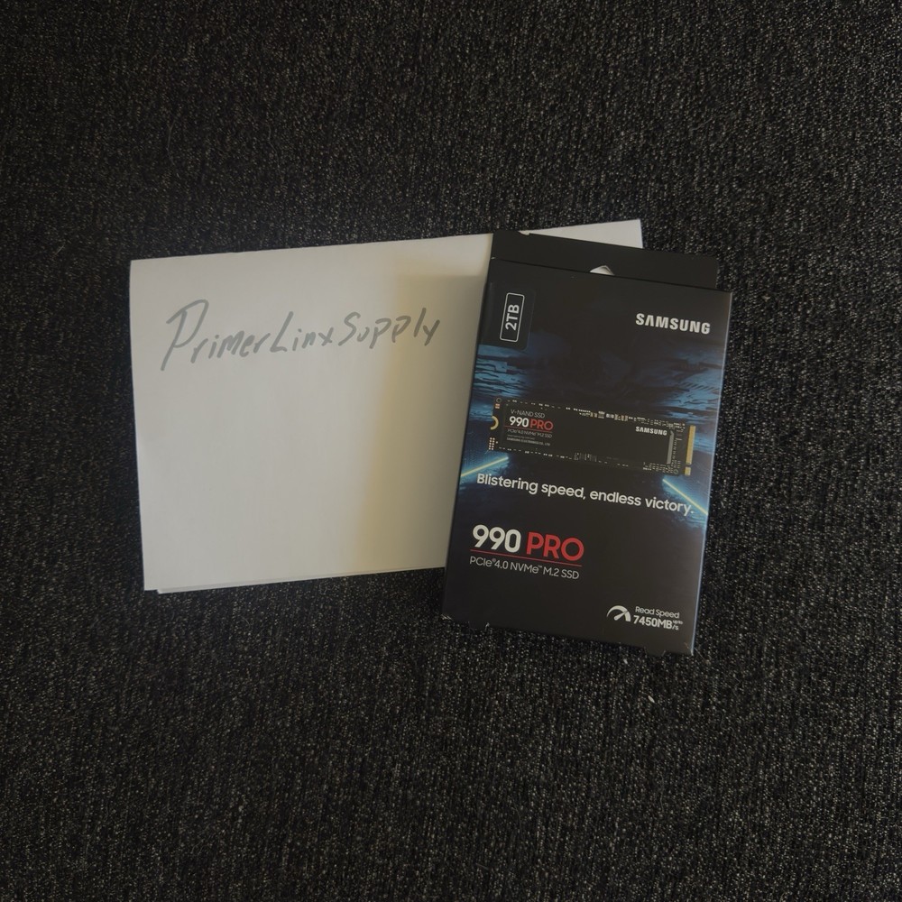 Samsung 990 PRO 2TB NVMe M.2 SSD PCIe 4.0 (MZ-V9P2T0) NEW Sealed