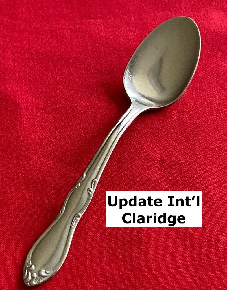 Update International CLARIDGE 6 1/4 Inch Stainless Steel Teaspoon Flatware