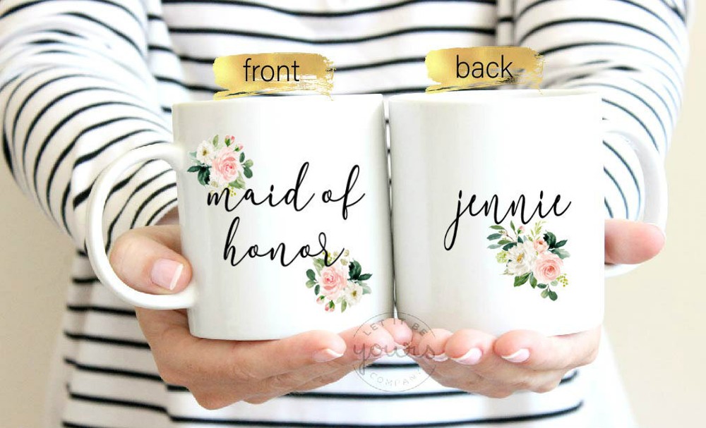 Maid Of Honor Mug Personalized Maid Of Honor Mug Maid Of Honor Thank You Gift