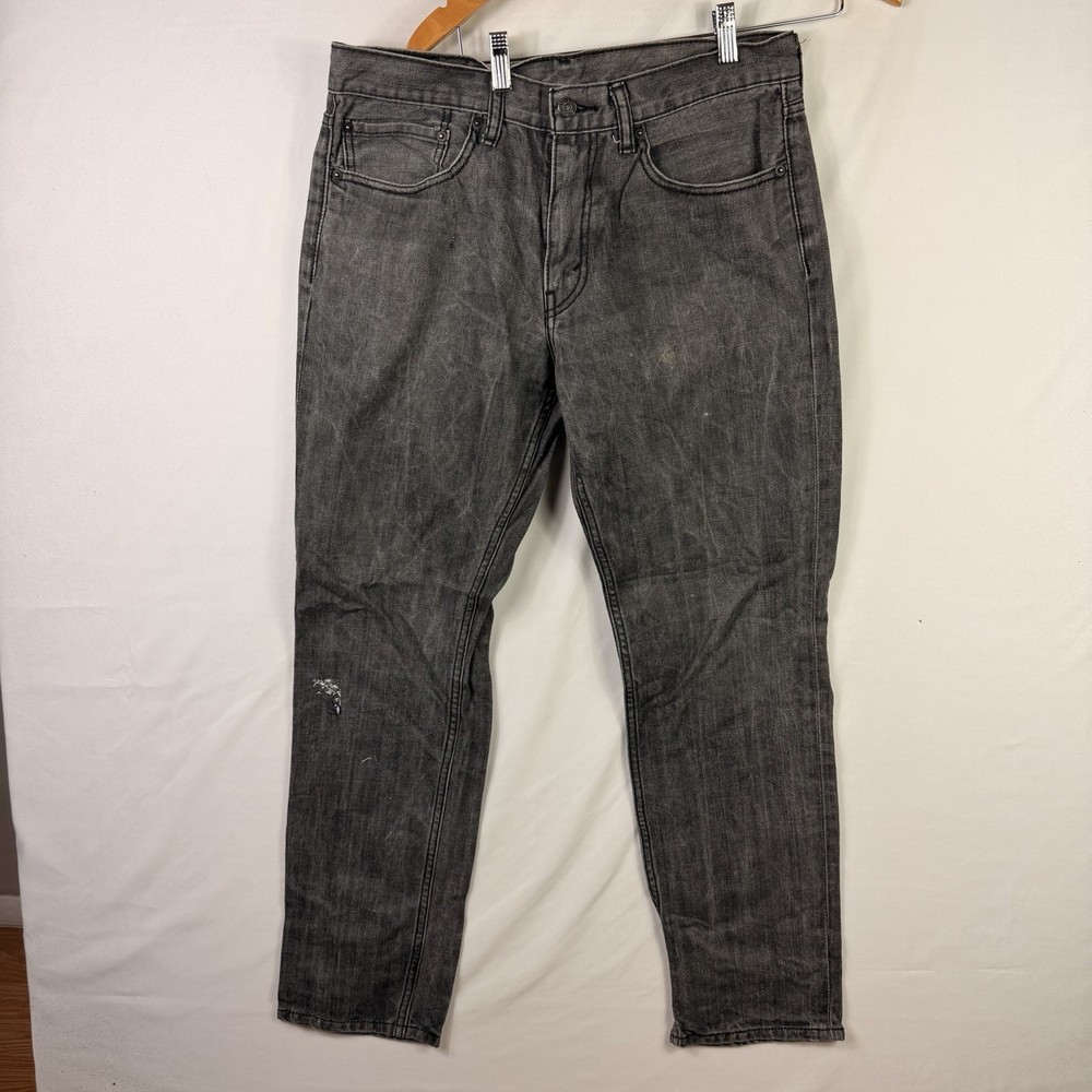 Levi's 511 Jeans Men’s 34x32 Black Slim Fit Straight Dark Wash Denim 100% Cotton