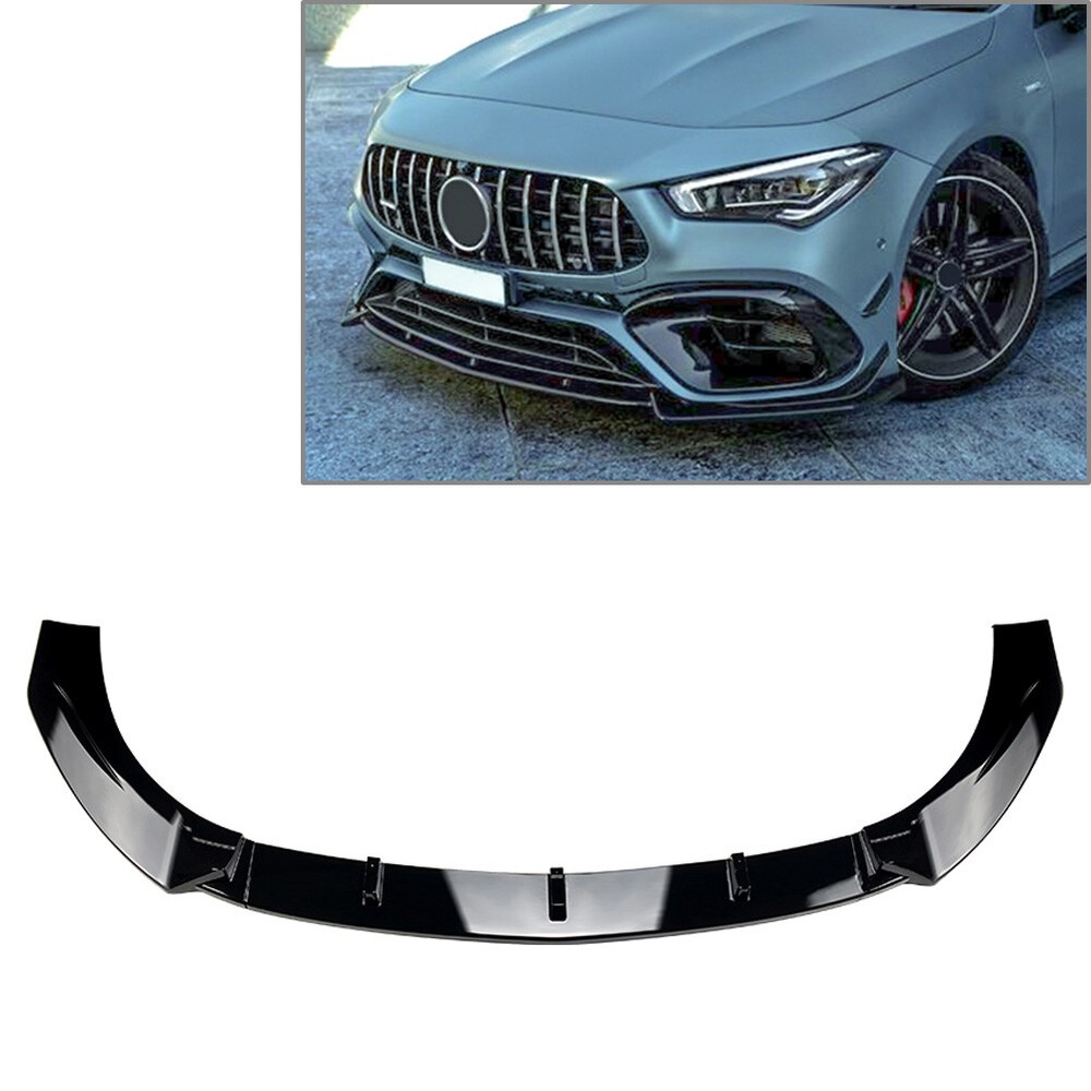 Benz CLA Class Front Bumper Lip Spoiler Guard Diffuser US Fit