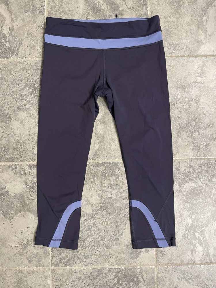 Lululemon Inspire Crop II Pants Cadet Blue/Lullaby Women’s Size 8