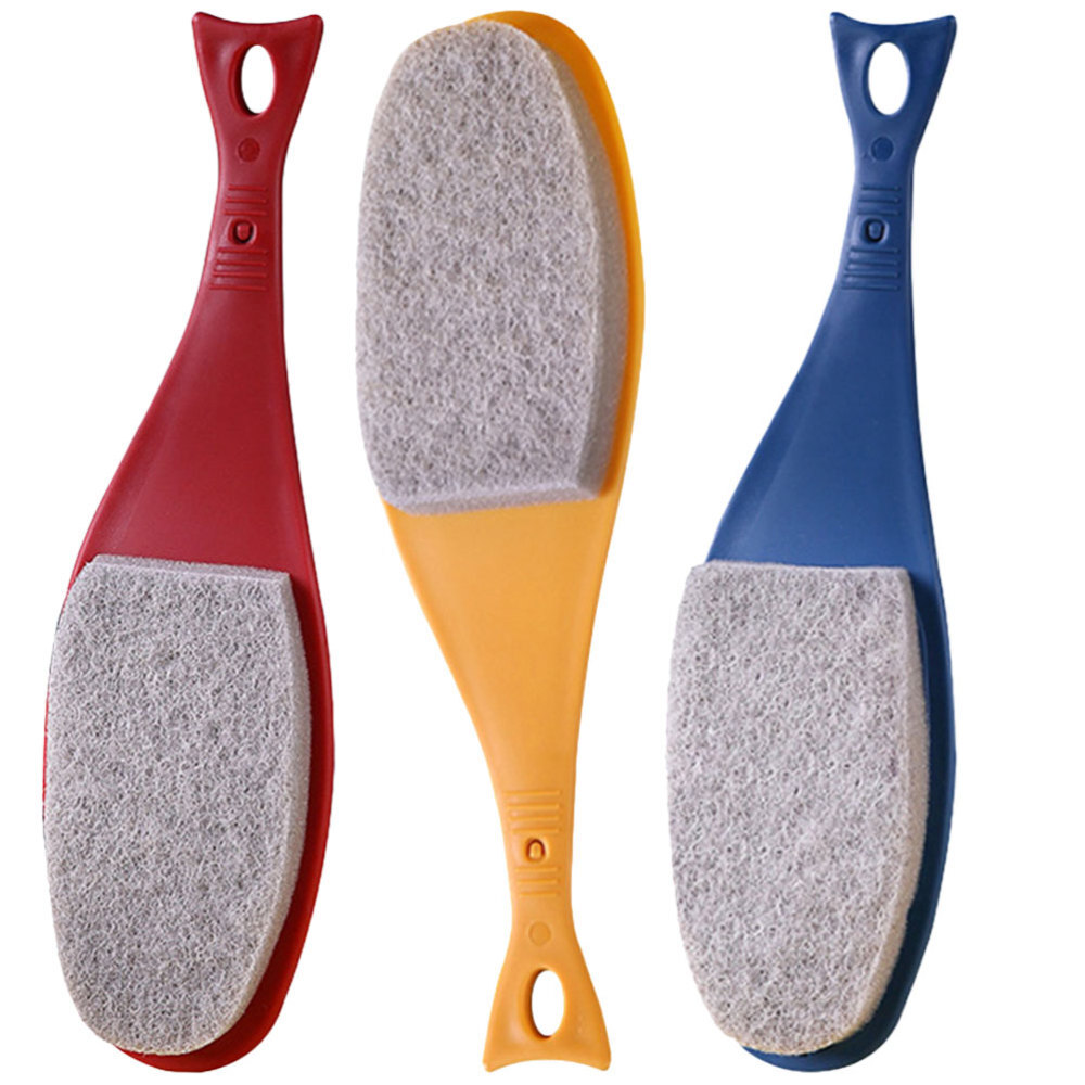 3 Pcs Kitchen Sink Clean Brush Steel Scrubber for Dishes