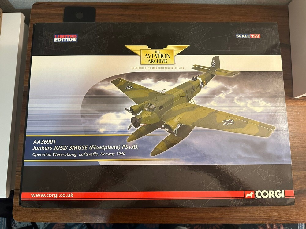 Corgi Aviation Archive Junkers Ju-52 3MG5E Floatplane AA36901 Limited #1041