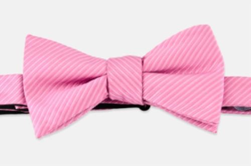 Alfani Men's Pink Bow Tie and Pocket Square Set 1AFS23-1007