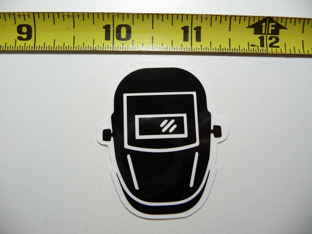 DRAWING WELDING MASK WELDER DECAL STICKER JOB WORK OCCUPATION