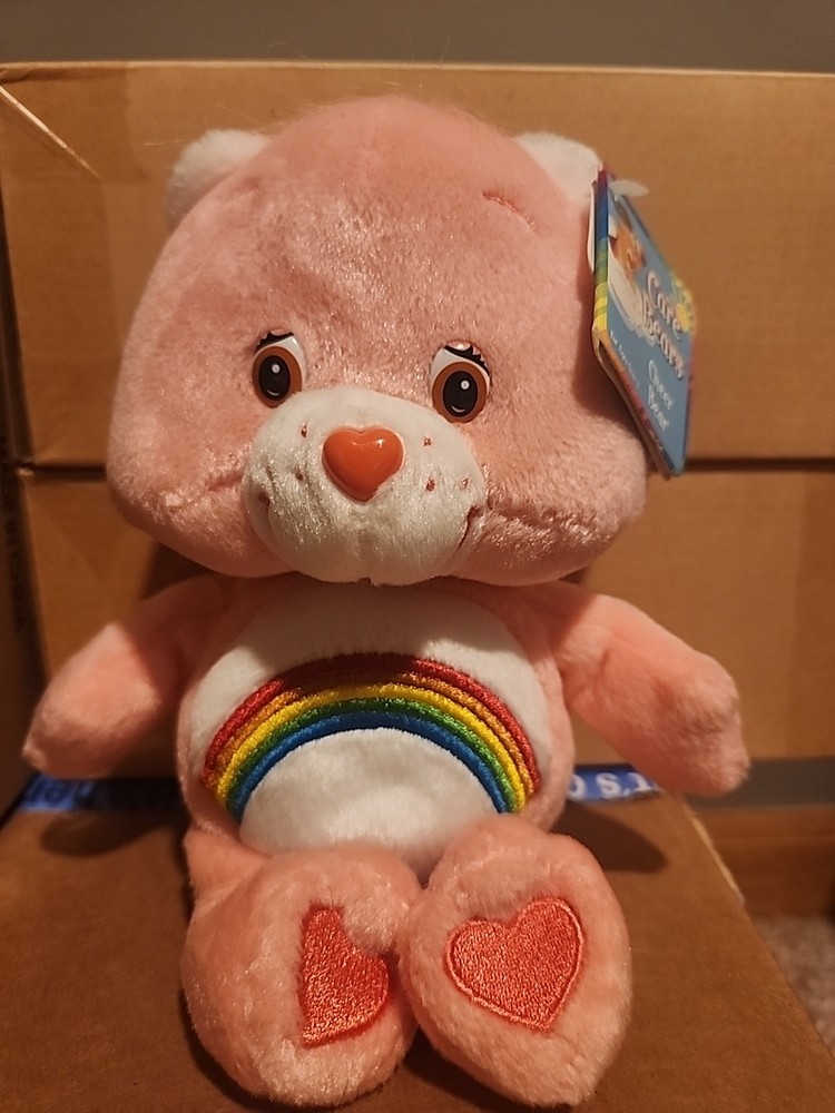 2003 Vintage 8 Inch Cheer Bear Care Bear NWT Collectible Plush