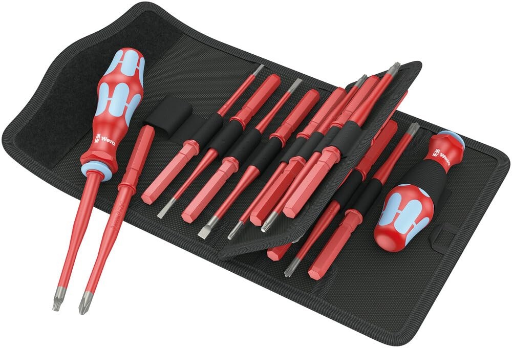 Kraftform Kompak Insulated Screwdriver Set with Interchangeable Blades