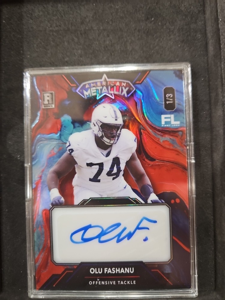 Olu Fashanu (1/3 First Look RC Auto #WMP-OFA) American Metallix