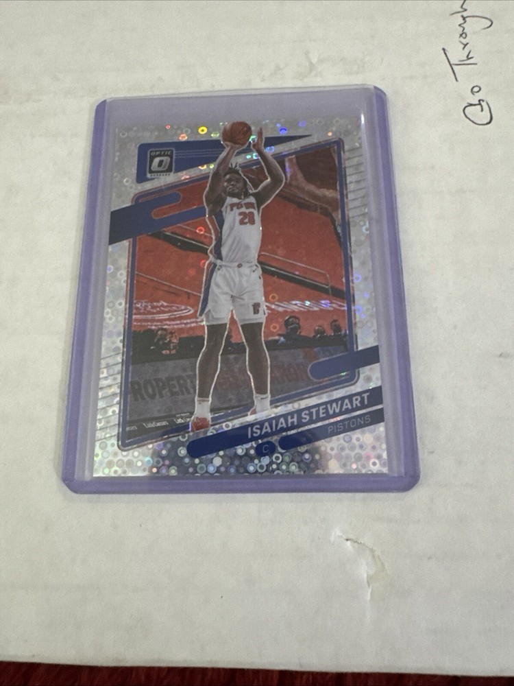 2021-22 Donruss Optic Fast Break Isaiah Stewart Disco #12 - Detroit Pistons