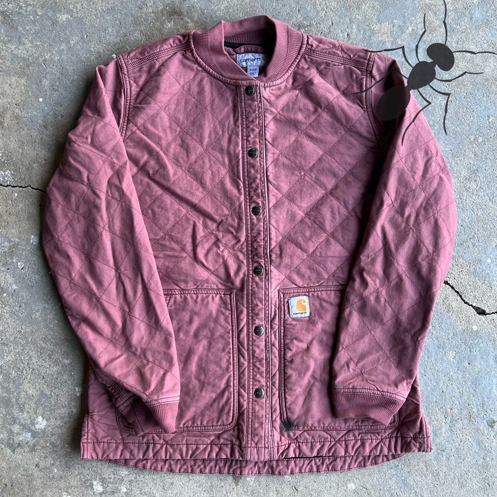 Y2K purple carhartt women’s work wear jacket