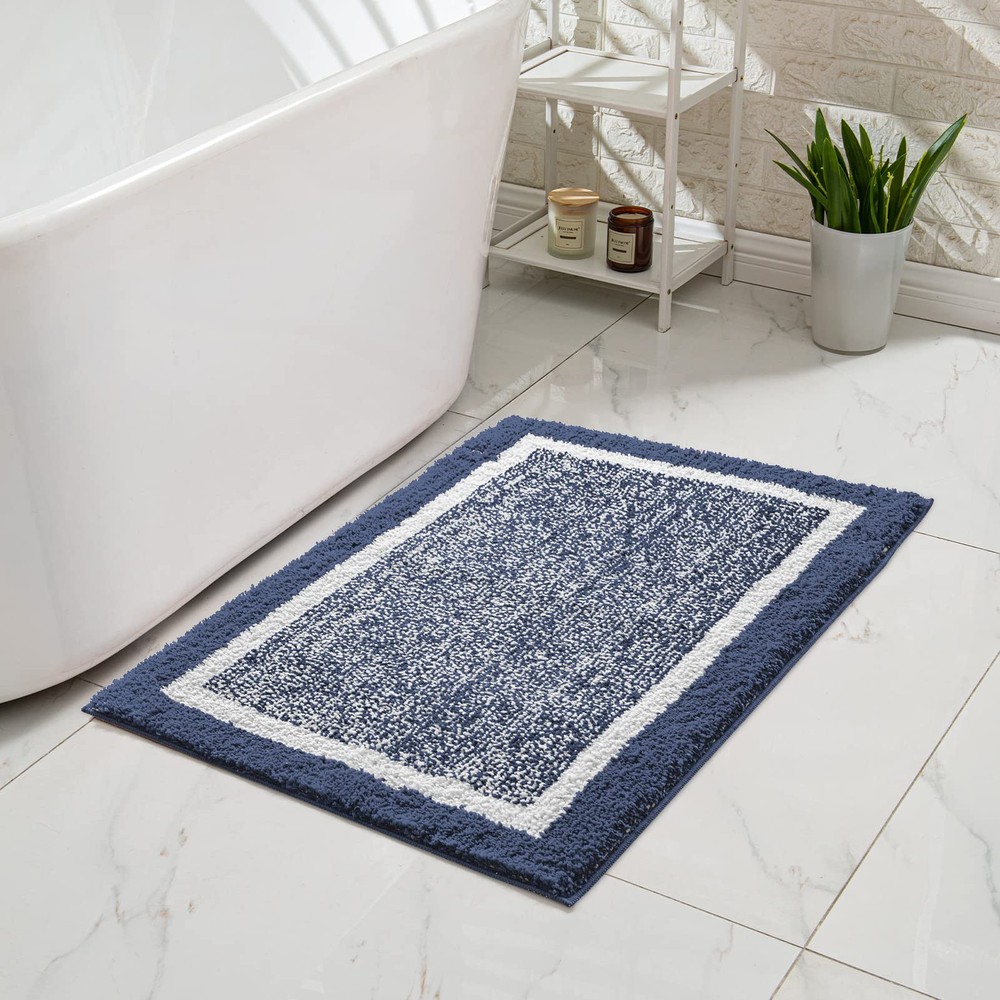 Non-Slip Fluffy Shaggy Washable Bath Mats for Bathroom
