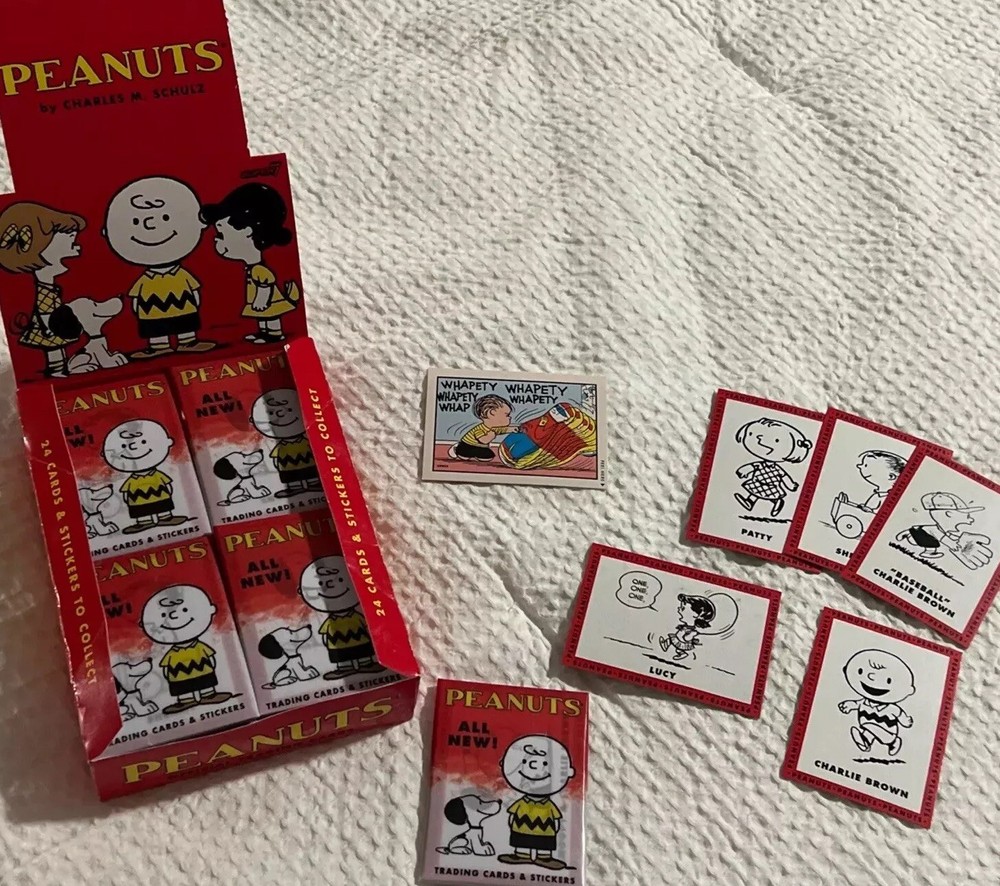 🎄🔥SDCC 2024 PEANUTS • SAN DIEGO COMIC CON Trading Cards Stickers Super7 Snoopy