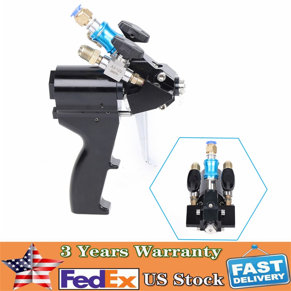 Self-Cleaning Air Purge Spray Gun for PU Foam 35Mpa Black P2 Polyurethane