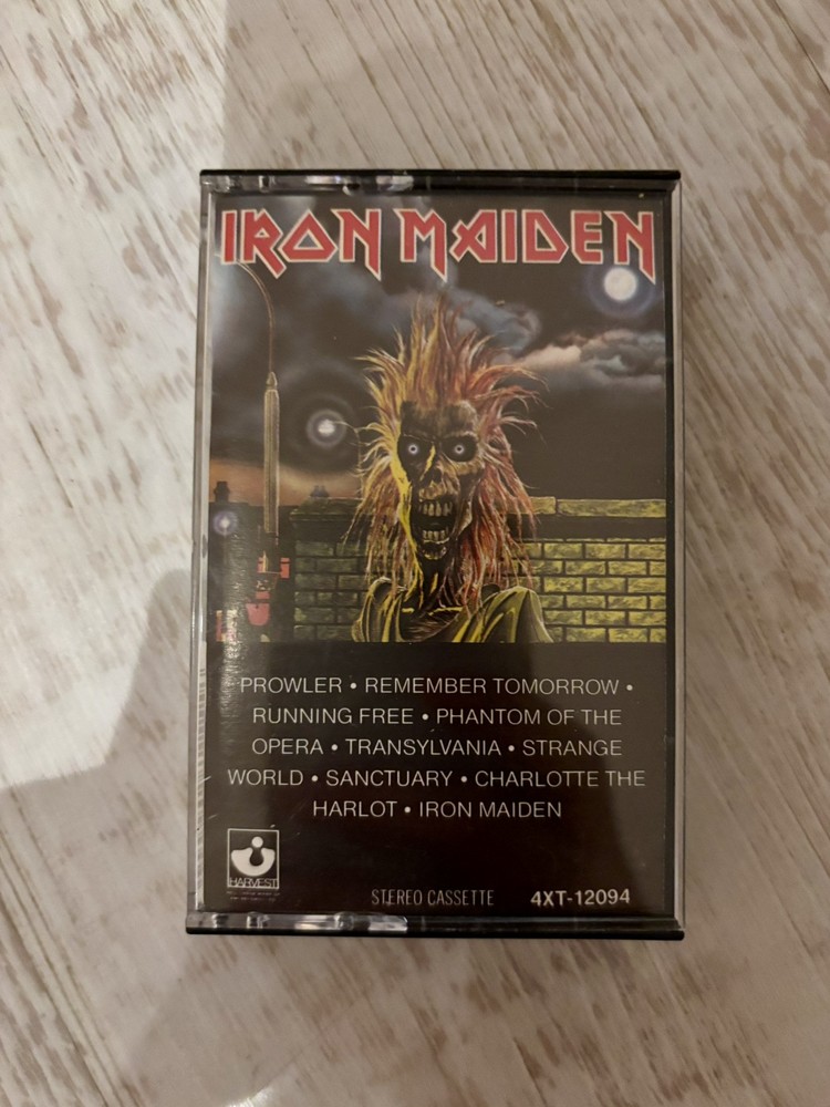 Iron Maiden 1980 Debut Album Cassette EMI Records