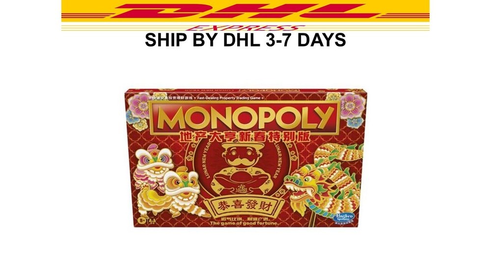 Monopoly Lunar New Year Edition Red Lucky Fortune Christmas Gift-image