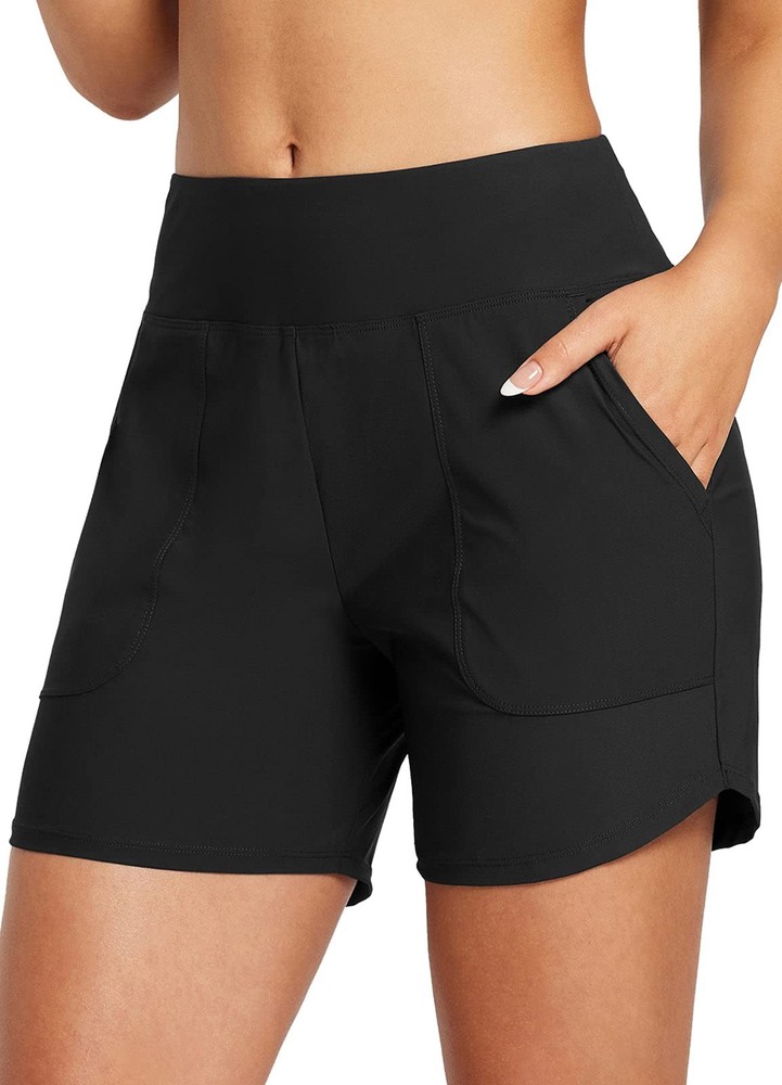 Women's Swim Shorts Tummy Control Modest Swimsuits Bathing Suit Bottoms 5