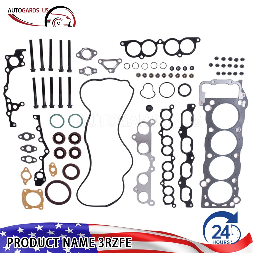 Head Gasket Set for Toyota Tacoma T100 4Runner 2.4 2.7L 3RZFE 1995-2004