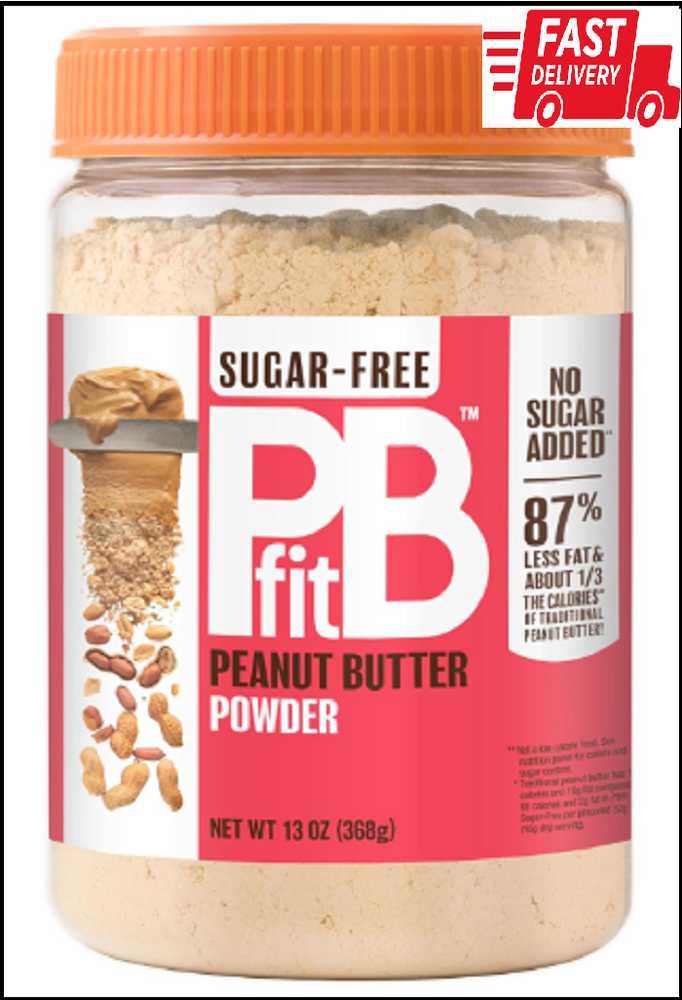 PBfit No Sugar Added, Made with Erythritol and Monk Fruit, All-Natural 368g
